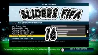 FIFA 16: como tornar o jogo mais realista - Best sliders