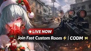 🔴 LIVE NOW | Join Fast Custom Room ⚡ | CODM