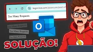 Outlook / Hotmail dando erro ''Too many requests'' - RESOLVIDO!