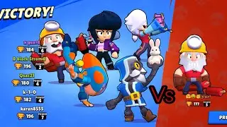 brawlstars-5 vs 1 big game full match. #brawlstars