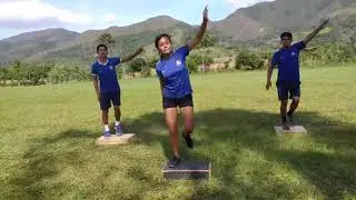 Gimnasia rítmica en step.