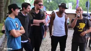 Interview Old Jazzy Beat Mastaz - Les Ardentes 2014 - Jour 1
