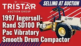 1997 Ingersoll Rand SD100 Pro Pac Vibratory Smooth Drum Compactor - Selling at auction