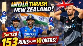 India won by 8 wickets against New Zealand in Just 10 over | Abhishek Sharma on Fire 🔥 | IND vs NZ 