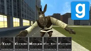 THE DONKEY SHREK IS SUPER STRANGE SHREK | Garry's mod