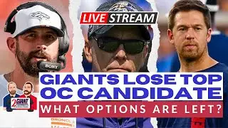 Giants OC Chaos: Monken Gone, Browns Strike First LIVE
