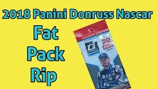 2018 Panini Donruss Nascar racing cards fat pack rip 