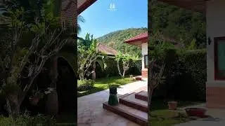 Pool Villa Large Plot Sam Roi Yot Mountain View 1,5 KM from the beach   #huahinvilla