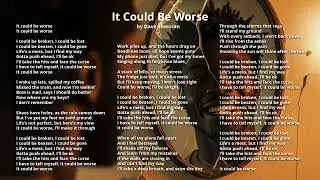 It Could Be Worse (Remix) - Lyrics