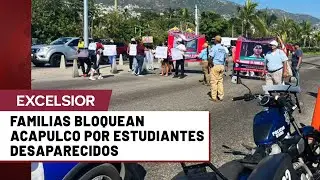 Bloqueos en Acapulco por la desaparici&oacute;n de tres estudiantes en Playa Mimosa