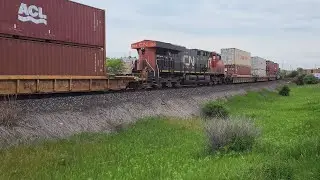 LONG! CN Z121 - 3021W at Markham - June 15, 2023