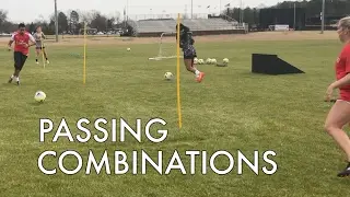Basic Soccer Passing Combination Drills