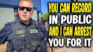 Cops Let Ego Take Over &mdash; Citizen Arrested for Recording in Public | 1A Audit