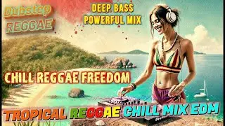 TROPICAL REGGAE EDM | Ocean Breeze - Peaceful Vibes for Calm Days & Tropical Drums to Ease the Day 🌺