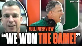 Mario Cristobal gives his reasons why Miami SHOULD MAKE the College Football Playoff over Notre Dame