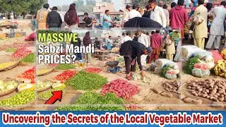 Sabzi Mandi🥬Uncovering the Secrets of the Local Vegetable Market|10 November update|Dekhosunovlogs