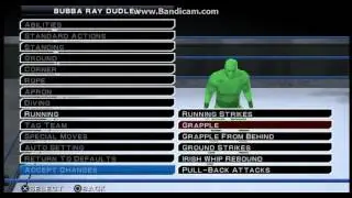 WWE SVR 11 Bubba Ray Dudley Moveset