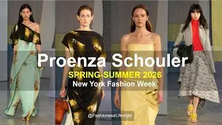 Proenza Schouler Spring 2026 🌼🌿 New York Fashion Week