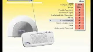 Tomy Digital Baby Monitor SR200