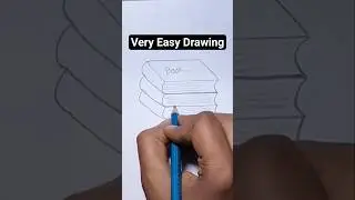 how to draw a book easily | easy book drawing step by step #drawing #easydrawing #books