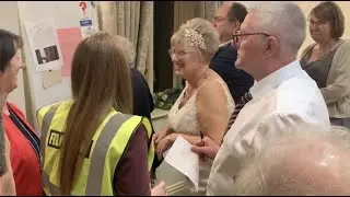 Testimonial following surprise wedding murder mystery