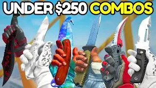 BEST Budget KNIFE & GLOVE COMBOS Under $250 in 2025 (CS2 CHEAP KNIFE + GLOVES COMBO)