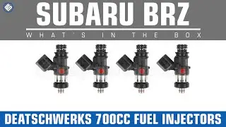 DeatschWerks 700cc Fuel Injectors (BRZ/FR-S) - What's in the Box?
