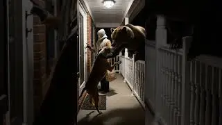 😱 Brave Dog Saves Owner from Bear Attack! 🐶🐻💥 Heroic moment caught on camera