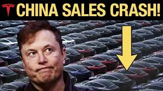 Tesla Sales in China COLLAPSE 45% Year-Over-Year!
