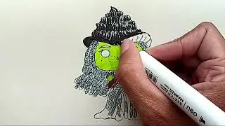 Drawing Funko Pop Elphaba and Glinda from Wicked