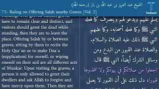 V2:75- Ruling on Offering Salah nearby Graves  Noor ala alDarb, ibn Baz