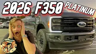 🔥2026 FORD F-350 PLATINUM FX4 | РОСКОШНЫЙ ДИЗЕЛЬНЫЙ ГРУЗОВИК СЕРОГО КАРБОНИЗИРОВАННОГО ЦВЕТА | ОБ...