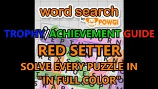 Word Search by POWGI: Red Setter Trophy Guide