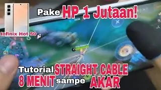 TUTORIAL STRAIGHT KABEL FANNY PAKE HP 1 JUTAAN| HANDCAM