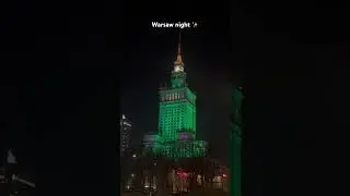 Can we call Warsaw the NYC of Europe now?    #night #vibes #warsaw