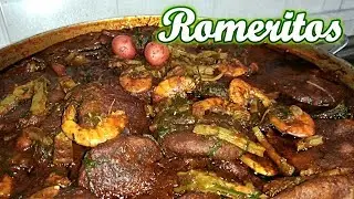 ROMERITOS CON TORTA DE CAMARÓN.!  Fácil y delicioso.!