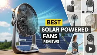 TOP 5 Best Solar Powered Fans Reviews 2026 | best solar fans Amazon