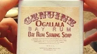 Ogallala Bay Rum Shaving Soap - Lather Review