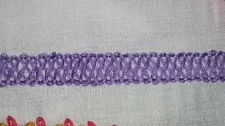 Cross pattern embroidery design//border embroidery design//new ideas 💡