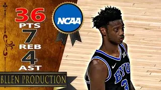 AJ Dybantsa －36 Pts, 7 Reb, 4 Ast, 5 3PT Highlights｜BYU Cougars vs Oklahoma State Cowboys｜2026.02.04
