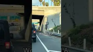 Goodmorning Los Angeles ☕️ #freeway #traffic #losangeles #california #shorts