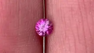 Stunning Fiery Loose Round Cut Genuine Pink Sapphire Gemstones in Grade AAA at AfricaGems