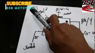 Tutorial CDI wiring diagram and connections suzuki raider j