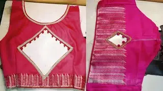Designer neck design design cutting and stitching blouse ka Gala design back neck 🧣