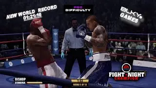 (NEW WR Speed Run 1:21:16) Fight Night Champion [Champion Mode - Pro]