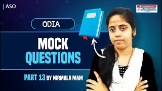 ASO Probable Questions Odia Paper  || ASO 2025 Preparation Strategy