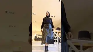 t&uuml;rbanlı deri etek