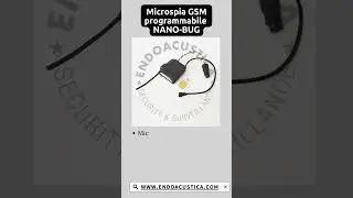 Microspia GSM programmabile NANO-BUG #microspia #spia #audio