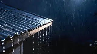 🔴 Natural Heavy Rain and Thunder Sounds for Deep Sleep, Meditation, and Nighttime Relaxation
