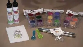 Blinging Up Laurel Burch Stamps With Art Glitter & Fashion Liner by Joggles.com
